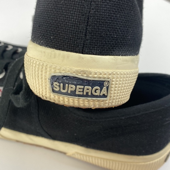 Superga Mens Sneakers Black Size 8.5 - Picture 11 of 16
